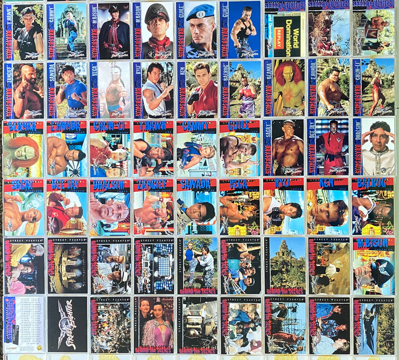 Street Fighter Movie Trading Card Set 90 Cards Capcom / Upper Deck 199 ...