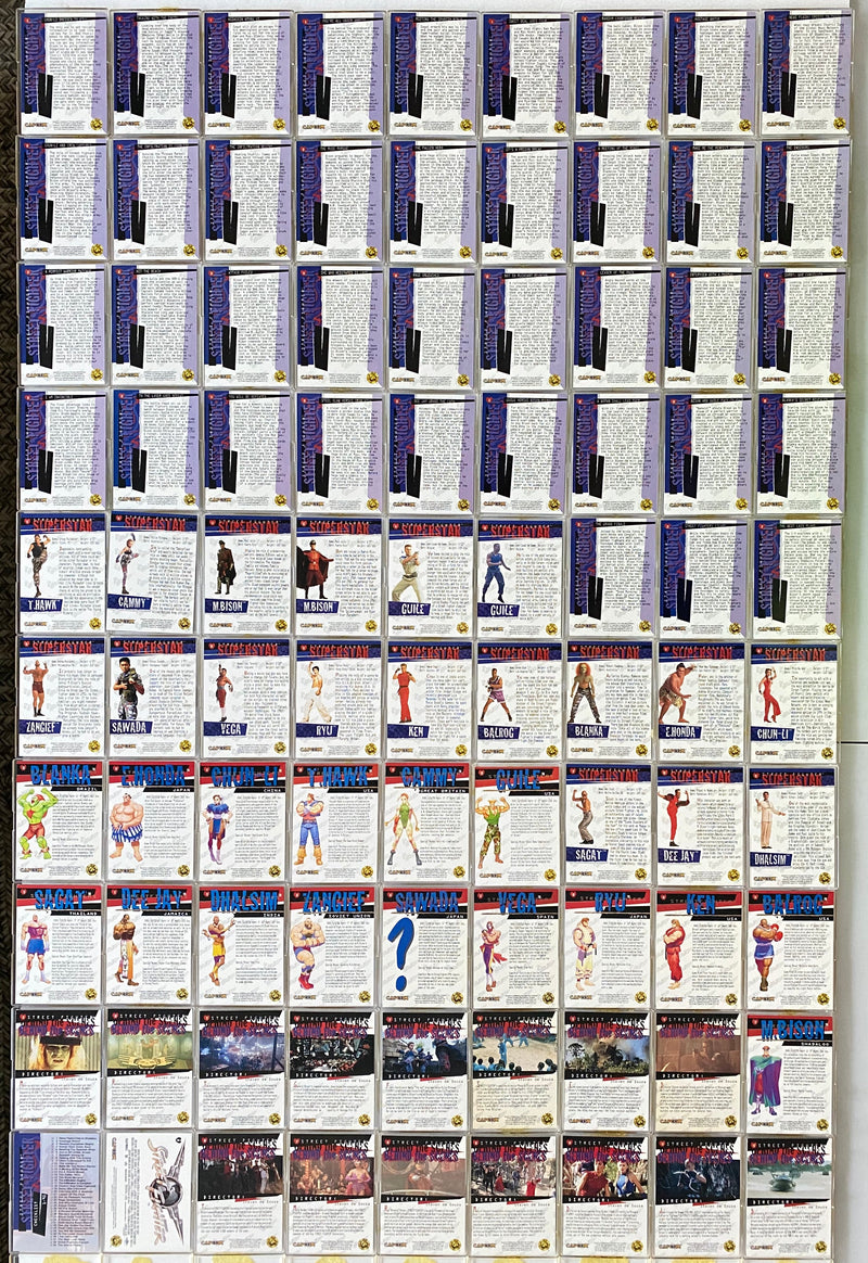 Street Fighter Movie Trading Card Set 90 Cards Capcom / Upper Deck 1994/1995   - TvMovieCards.com