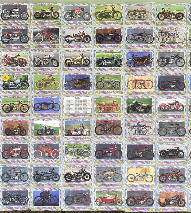 American Vintage Cycles Series 1 Vintage Trading Card Set 100 Cards 1992 Champs   - TvMovieCards.com