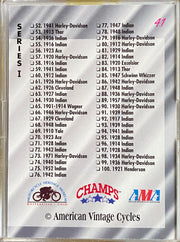 American Vintage Cycles Series 1 Vintage Trading Card Set 100 Cards 1992 Champs   - TvMovieCards.com