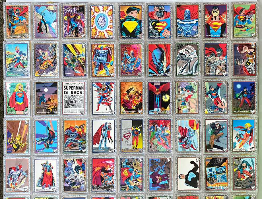 The Return of Superman Base Trading Card Set 100 Cards Skybox 1993   - TvMovieCards.com