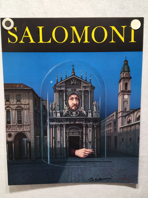 Tito Salomoni Signed Gallery Exhibition Art Print Poster 17 x 21   - TvMovieCards.com