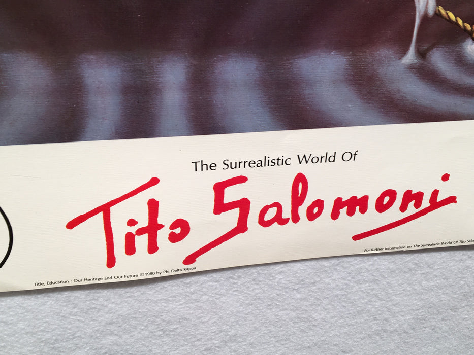 The Surrealistic World of Tito Salomoni NY Art Expo 1981 Print Poster 26 x 29   - TvMovieCards.com