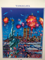Hiro Yamagata "Happy Birthday" 100th Birthday of the Statue Of Liberty 1986   - TvMovieCards.com