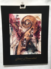 Janet Blumenthal - Hanging by a String - Lithograph Poster Print 16" x 20"   - TvMovieCards.com