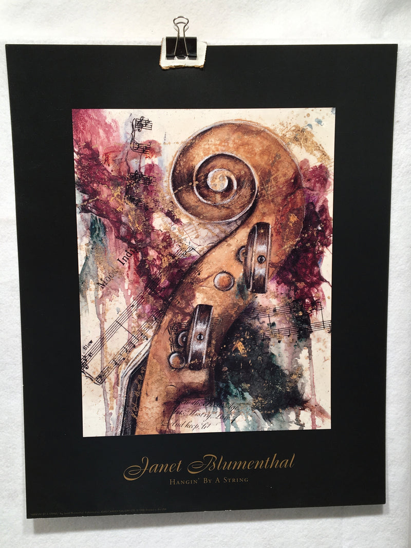 Janet Blumenthal - Hanging by a String - Lithograph Poster Print 16" x 20"   - TvMovieCards.com