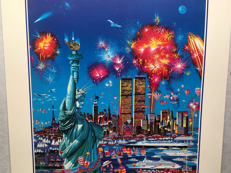 Hiro Yamagata Signed Happy Birthday 100th Birthday of the Statue Of Liberty 1986   - TvMovieCards.com