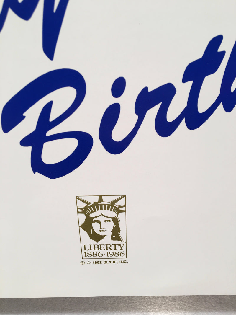 Hiro Yamagata Signed Happy Birthday 100th Birthday of the Statue Of Liberty 1986   - TvMovieCards.com