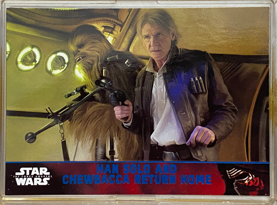 2015 Star Wars Force Awakens Blue Parallel Trading Card Set of 100 Cards Topps   - TvMovieCards.com