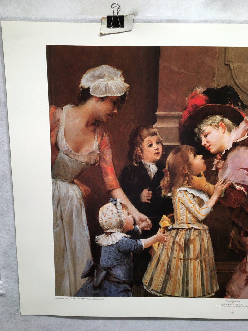 Welcome Home - Emile August Pinchart - Art Poster Print 24" x 38"   - TvMovieCards.com