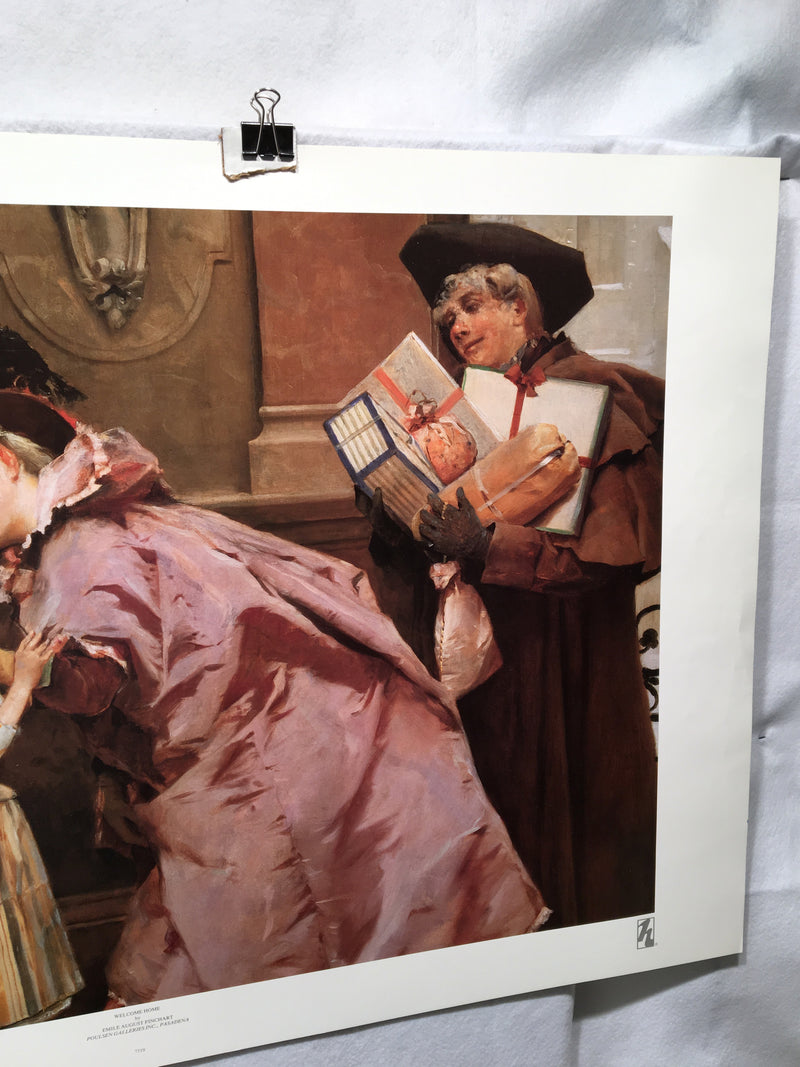 Welcome Home - Emile August Pinchart - Art Poster Print 24" x 38"   - TvMovieCards.com