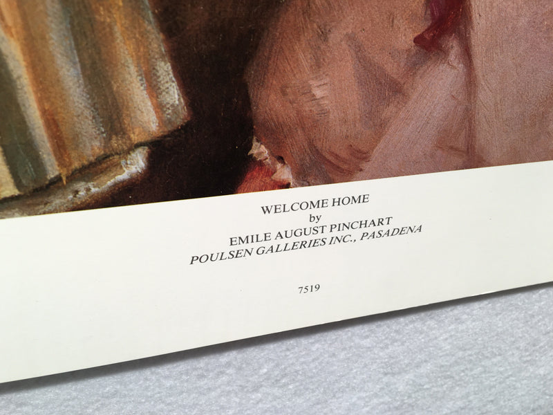 Welcome Home - Emile August Pinchart - Art Poster Print 24" x 38"   - TvMovieCards.com