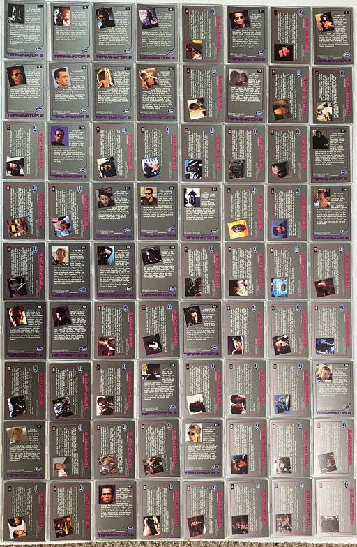 Terminator 2 T2 Movie Vintage Trading Card Set 140 Cards Impel 1991   - TvMovieCards.com