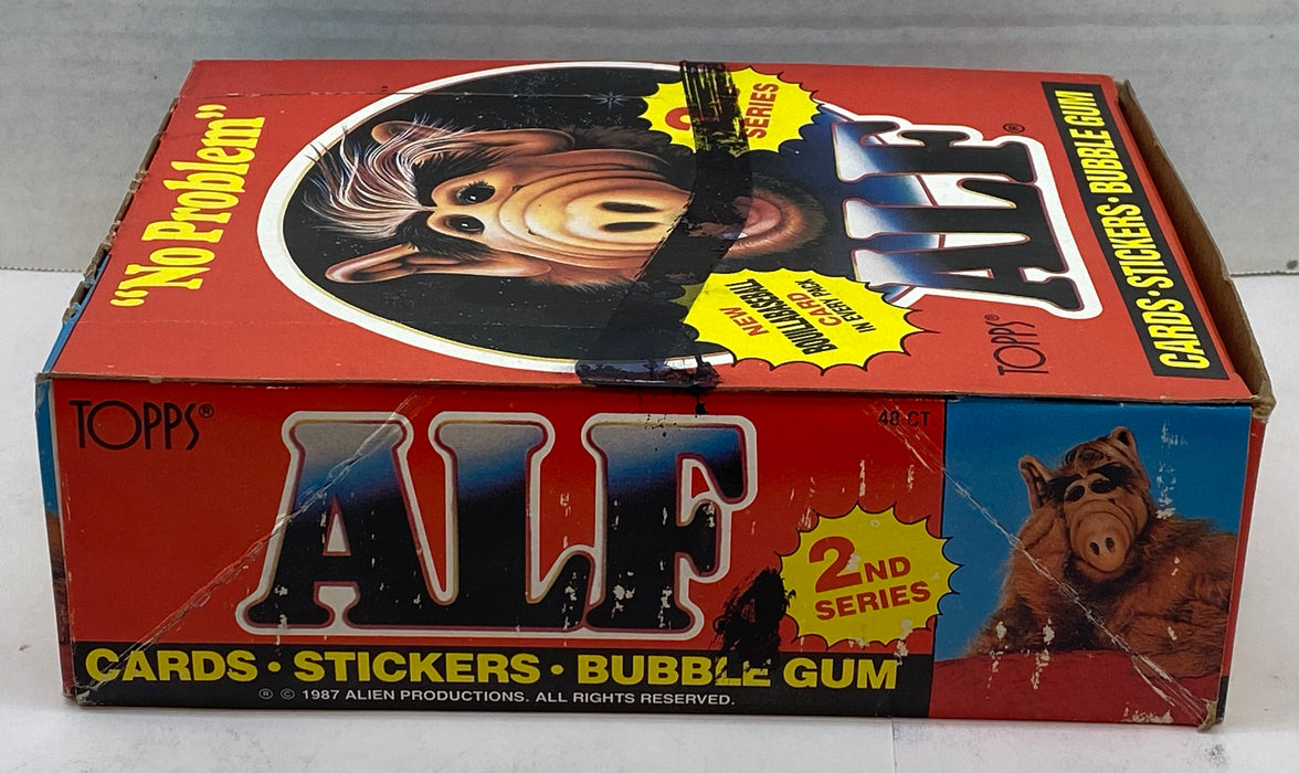 Alf Series 2 Vintage Bubble Gum Wax Trading Card Box 48 Packs Topps 1988 FULL   - TvMovieCards.com