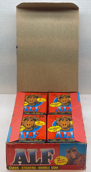 Alf Series 2 Vintage Bubble Gum Wax Trading Card Box 48 Packs Topps 1988 FULL   - TvMovieCards.com