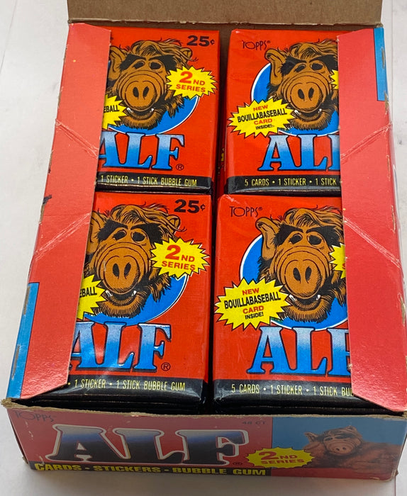 Alf Series 2 Vintage Bubble Gum Wax Trading Card Box 48 Packs Topps 1988 FULL   - TvMovieCards.com