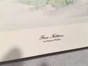 Free Kittens - Nancy Phelps - Lithograph Art Print 22" x 28"   - TvMovieCards.com