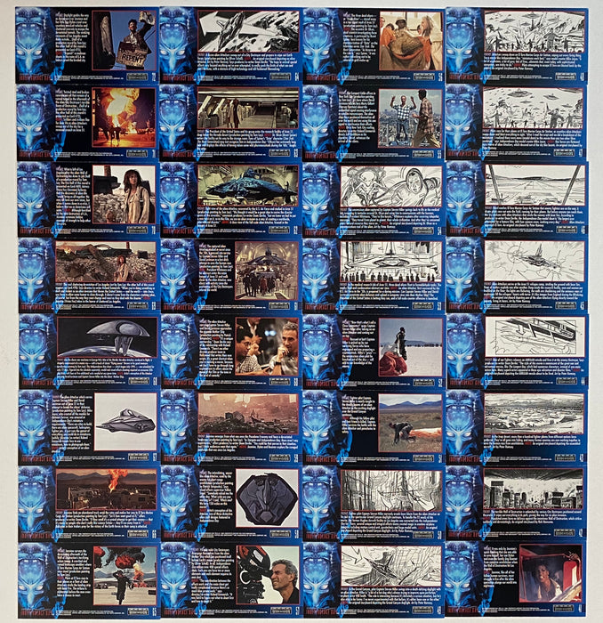 Independence Day ID4 Movie Widevision Card Set 72 Cards Topps 1996   - TvMovieCards.com