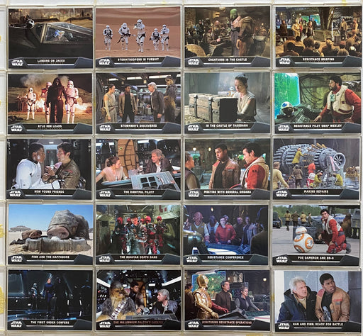 2015 Star Wars Force Awakens Series 1 Movie Scenes 20 Chase Card Set Topps   - TvMovieCards.com