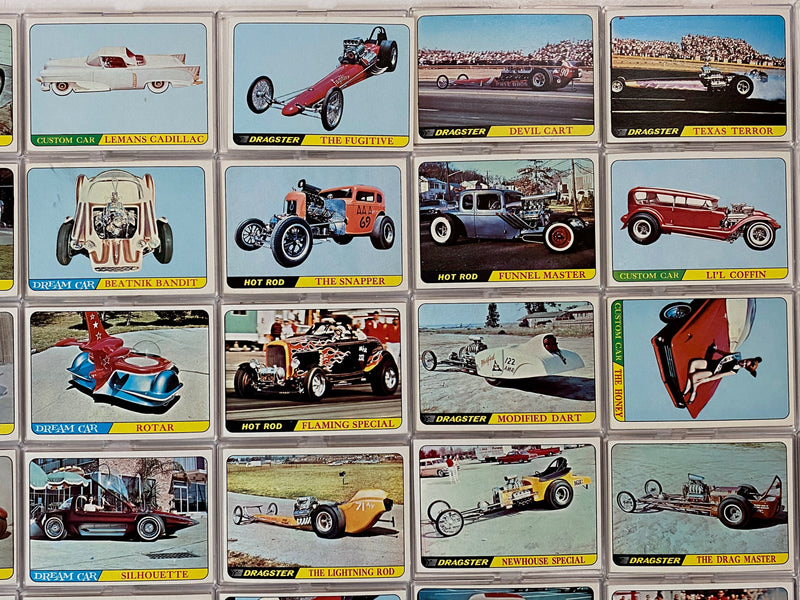 Hot Rods Topps 1968 George Barris Custom Cars Vintage Trading Card Set of 66   - TvMovieCards.com