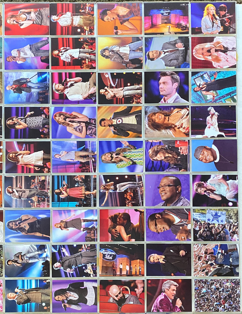 American Idol Season 6 Trading Base Card Set 72 Cards Comic Images 2007   - TvMovieCards.com