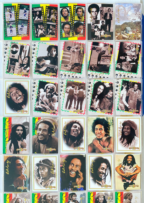 Bob Marley (Retail) Gold Signature Trading Card Set 50 Cards Island Vibes 1996   - TvMovieCards.com