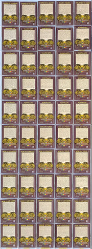 Bob Marley (Retail) Gold Signature Trading Card Set 50 Cards Island Vibes 1996   - TvMovieCards.com