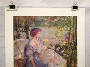 Summer Reverie - Richard Emil Miller - Lithograph Art Print 20" x 25"   - TvMovieCards.com