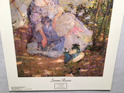Summer Reverie - Richard Emil Miller - Lithograph Art Print 20" x 25"   - TvMovieCards.com