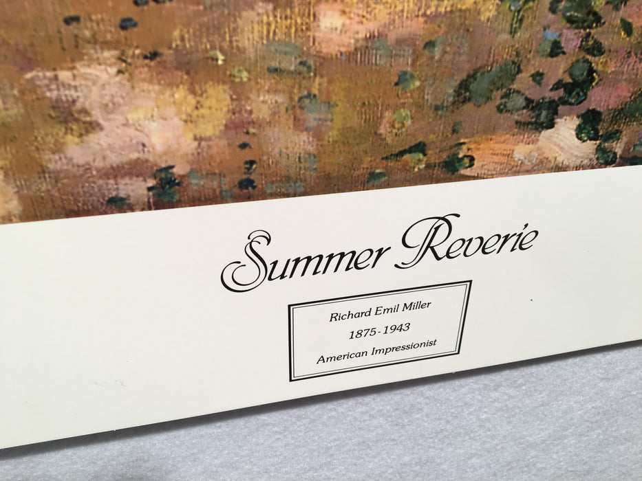 Summer Reverie - Richard Emil Miller - Lithograph Art Print 20" x 25"   - TvMovieCards.com