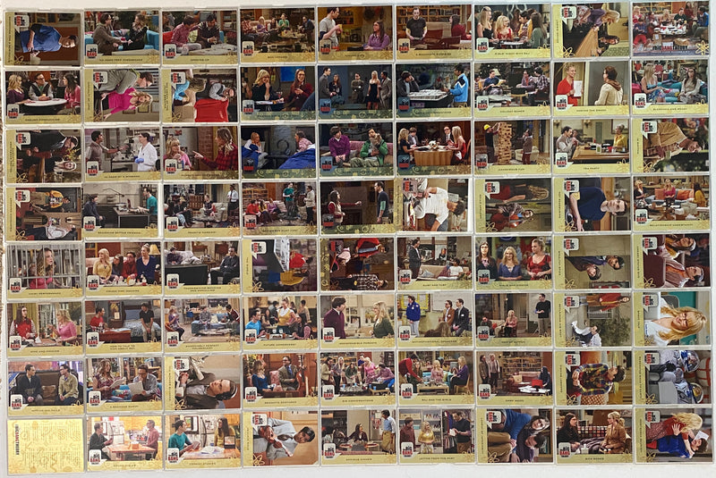 2016 Big Bang Theory Seasons 6 & 7 Silver Foil Parallel Base Trading Card Set 72 Card - TvMovieCards.com