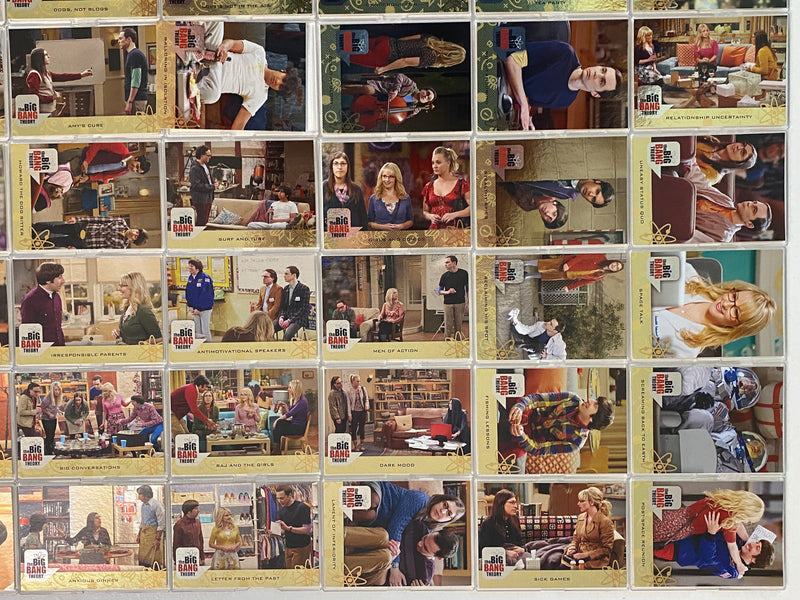 2016 Big Bang Theory Seasons 6 & 7 Silver Foil Parallel Base Trading Card Set 72 Card - TvMovieCards.com