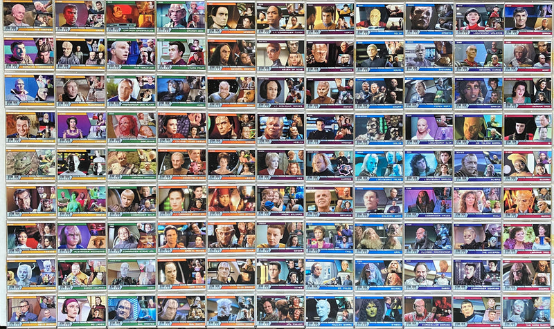 Star Trek ALIENS Trading Base Card Set 100 Cards Rittenhouse Archives 2014   - TvMovieCards.com