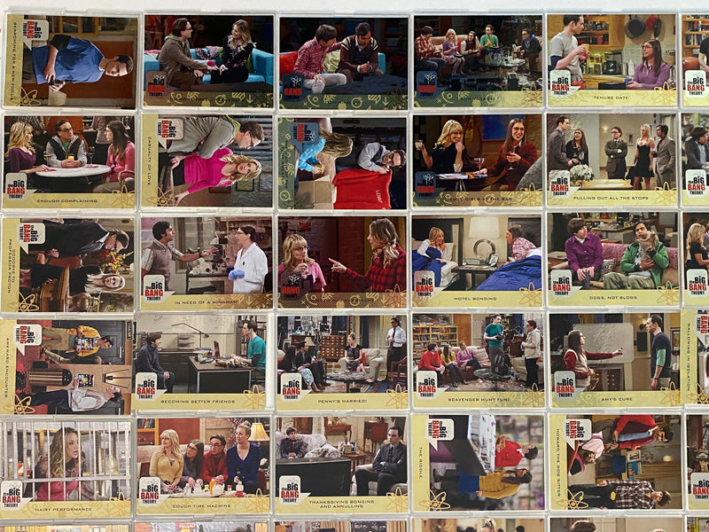2016 Big Bang Theory Seasons 6 & 7 Silver Foil Parallel Base Trading Card Set 72 Card - TvMovieCards.com