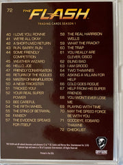 2016 DC Flash Season 1 Golden Glider Foil Stamp Parallel Base 72 Card Set   - TvMovieCards.com