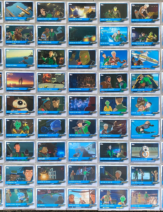 Star Wars Resistance Season 1 One Trading Base Card Set 100 Cards Topps 2019   - TvMovieCards.com