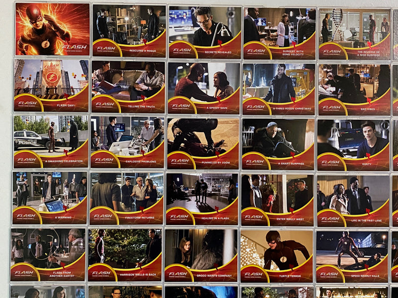 2017 DC Flash Season 2 Scarlet Speedster Deco Foil Parallel Base 72 Card Set   - TvMovieCards.com