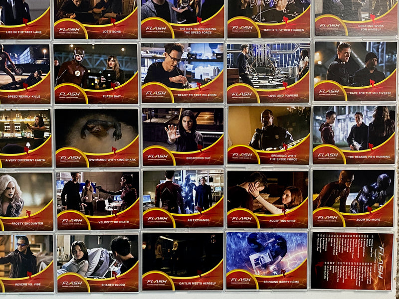 2017 DC Flash Season 2 Scarlet Speedster Deco Foil Parallel Base 72 Card Set   - TvMovieCards.com