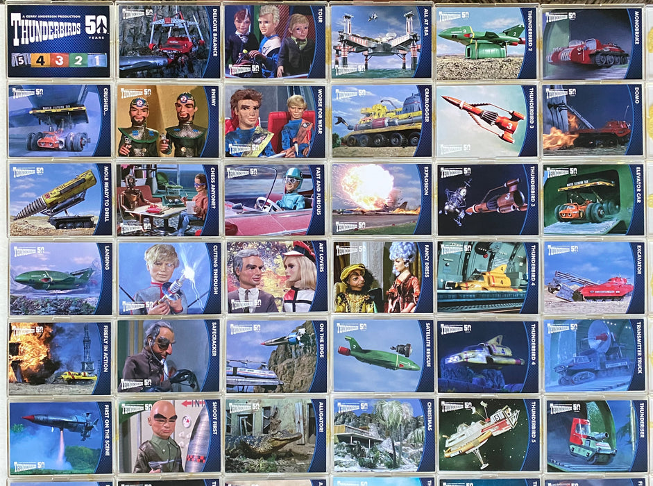 Thunderbirds 50th Anniversary Trading Base Card Set 54 Cards Unstoppable 2015   - TvMovieCards.com
