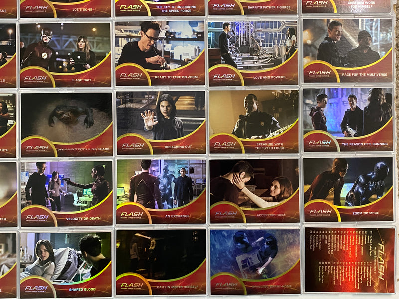 2017 DC Flash Season 2 Rainbow Foil Parallel Base 72 Card Set Cryptozoic   - TvMovieCards.com