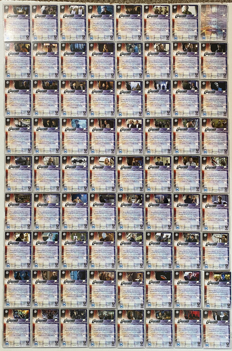2018 DC Legends of Tomorrow Silver Foil Parallel Base Trading Card Set 72 Cards   - TvMovieCards.com