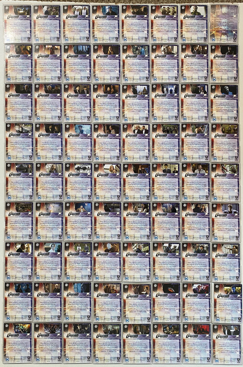 2018 DC Legends of Tomorrow Base Trading Card Set 72 Cards   - TvMovieCards.com