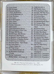 1991 All World Racing Factory Trading Card Set 100 Cards A & S Racing   - TvMovieCards.com