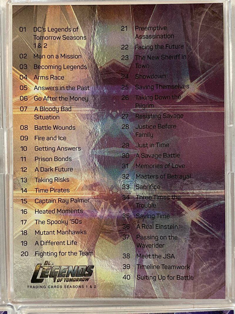 2018 DC Legends of Tomorrow Base Trading Card Set 72 Cards   - TvMovieCards.com