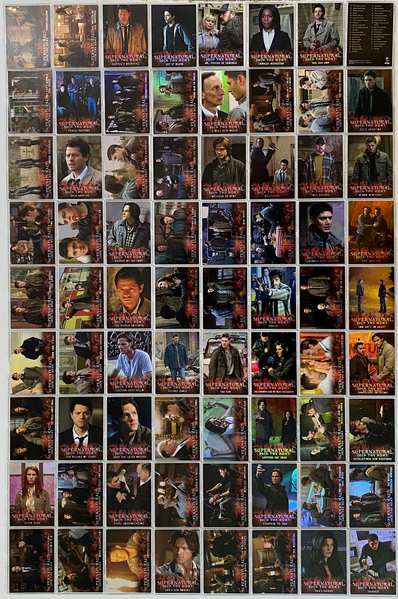 2016 Supernatural Seasons 4-6 Rainbow Foil Parallel Base Trading Card Set (72)   - TvMovieCards.com
