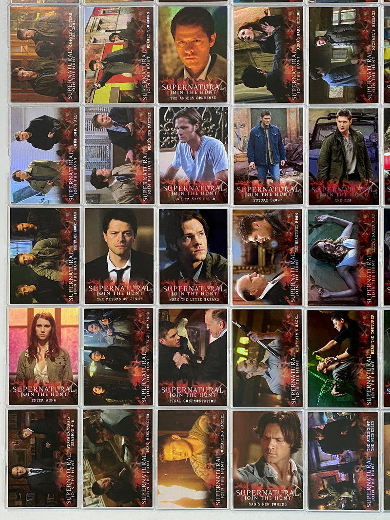 2016 Supernatural Seasons 4-6 Rainbow Foil Parallel Base Trading Card Set (72)   - TvMovieCards.com