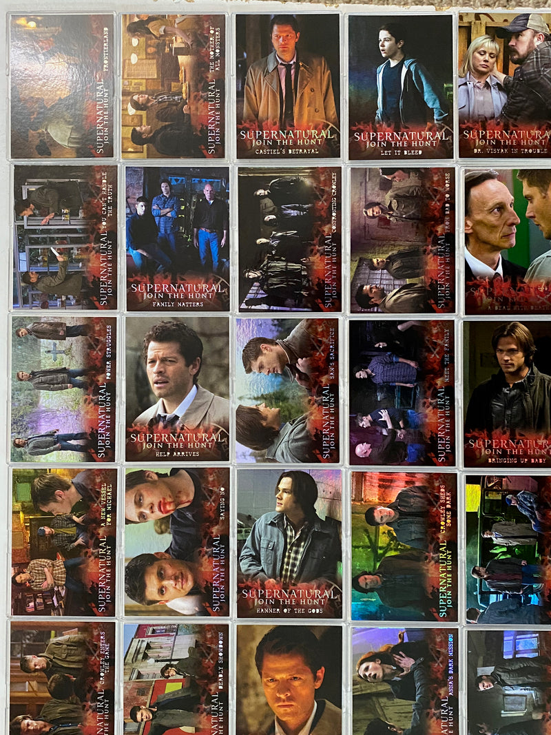 2016 Supernatural Seasons 4-6 Rainbow Foil Parallel Base Trading Card Set (72)   - TvMovieCards.com