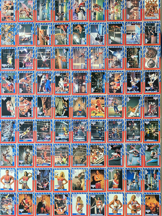 American Gladiators Base Trading Card Set 88 Cards 11 Stickers Topps 1991   - TvMovieCards.com