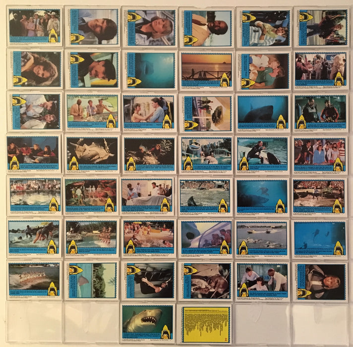 Jaws Movie 3-D Vintage Card Set 44 Cards 1983 Topps   - TvMovieCards.com
