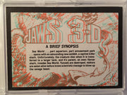 Jaws Movie 3-D Vintage Card Set 44 Cards 1983 Topps   - TvMovieCards.com